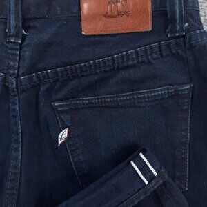 Syoaiya Redline Selvedge Denim Jeans Japan Dark Wash Pure Blue Raw 32x32 Size 35